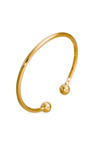 Bague ajustable Iris - Laiton doré
