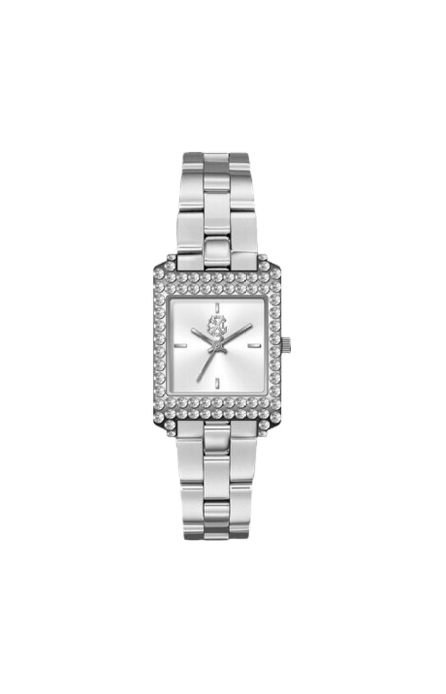 Montre à quartz en acier inoxydable - Argenté