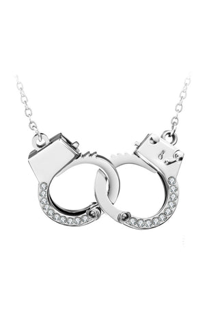 Collier menottes - Laiton & cristaux