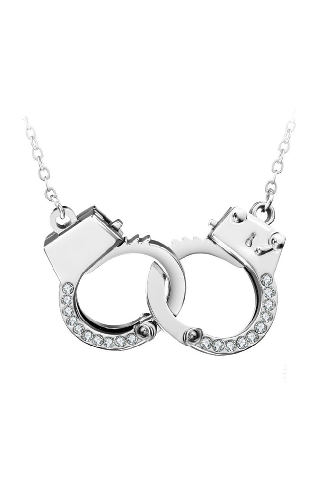 Collier menottes - Laiton & cristaux