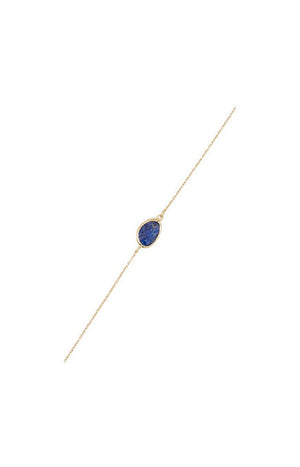 Bracelet Tania - Laiton doré & lapis