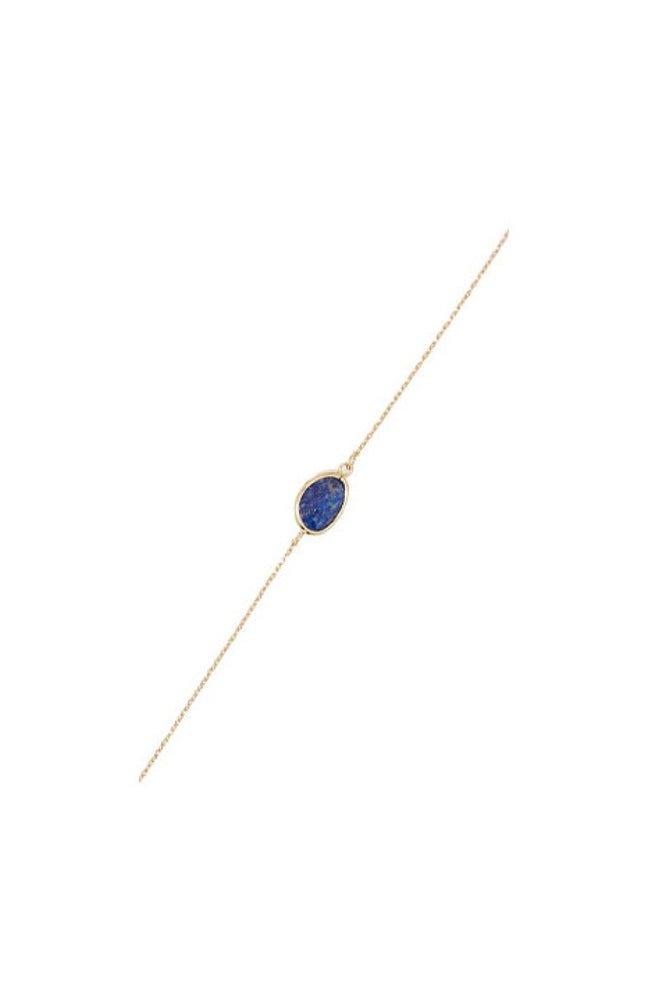 Bracelet Tania - Laiton doré & lapis