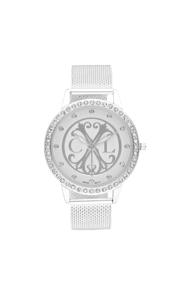 Montre à quartz en acier inoxydable - Argenté