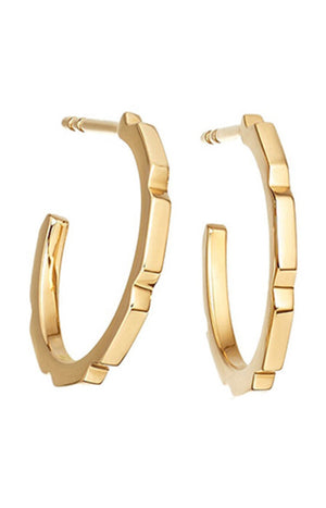 Boucles d'oreilles Marie - Laiton doré à l'or fin 18k