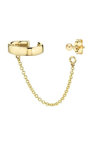 Boucles d'oreilles Beth - Laiton doré à l'or fin 18k