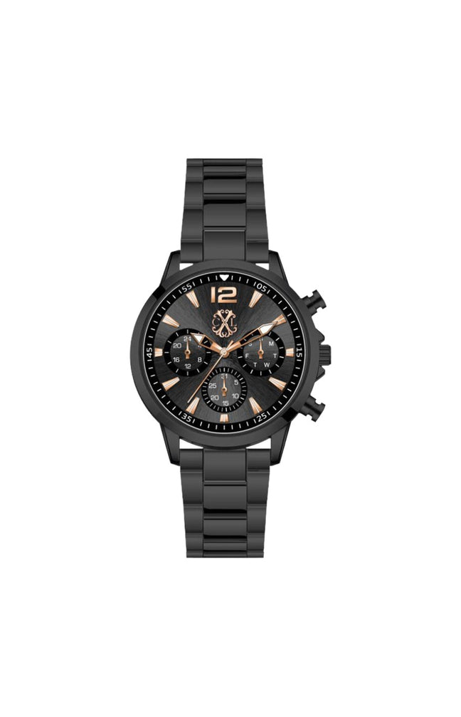 Montre - Acier inoxydable noir - Homme