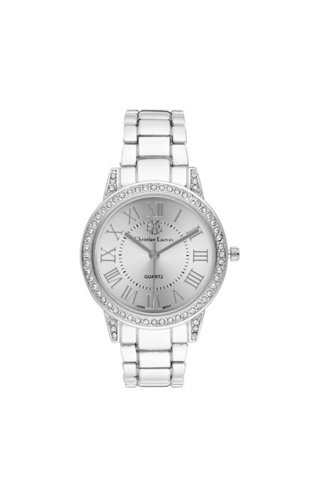 Montre à quartz en acier - Argenté