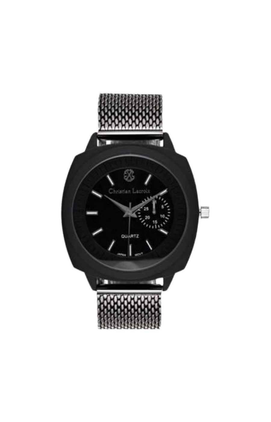 Montre - Acier inoxydable noir - Homme