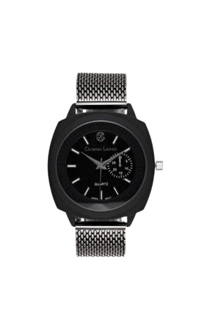 Montre - Acier inoxydable noir - Homme