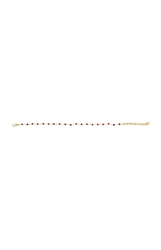 Bracelet Elisa - Laiton doré & jade