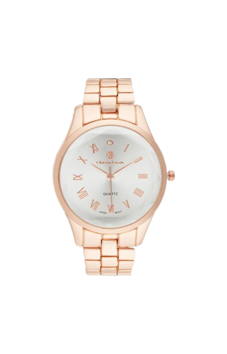 Montre à quartz en acier - Doré rose