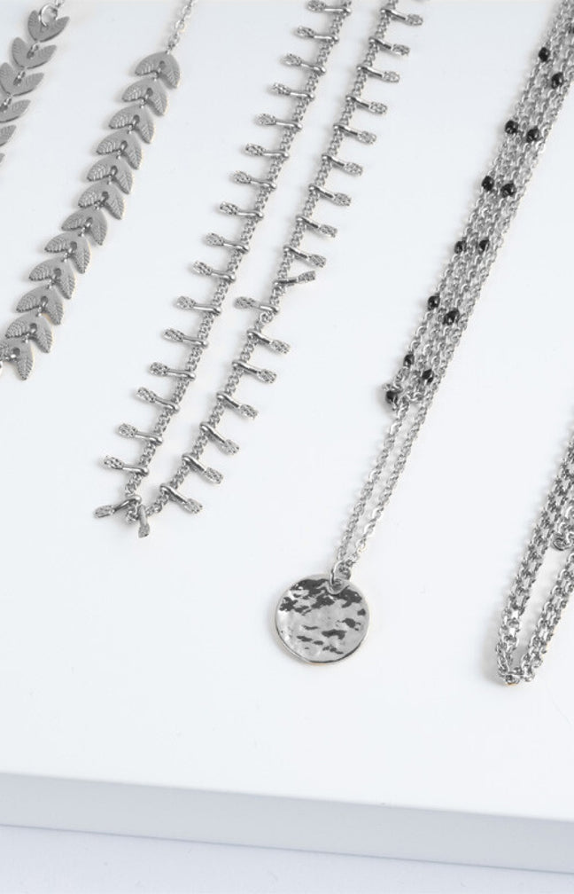 Bougie parfumée - Fleur d'oranger - Collier laiton argenté - 40h