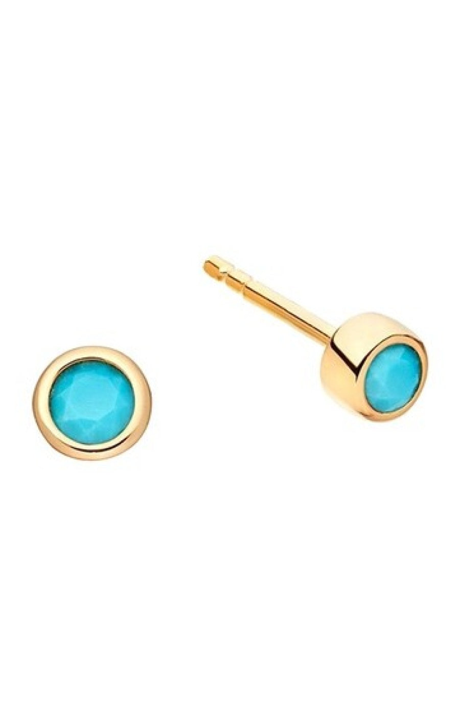 Boucles d'oreilles Aude - Laiton doré à l'or fin 18k & zircons