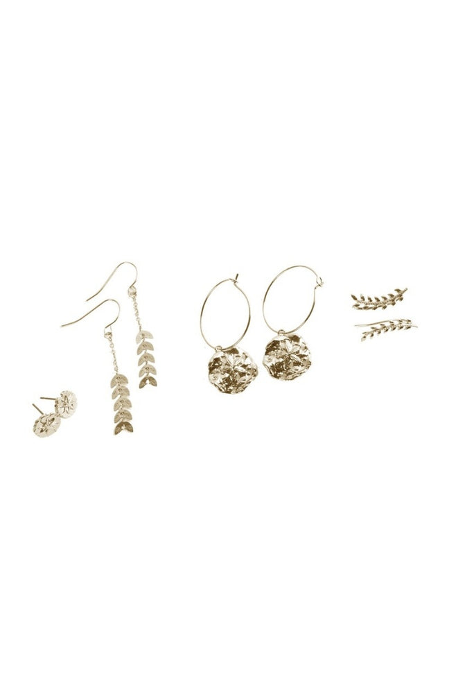 Bougie parfumée - Sous les figuiers - Boucles d'oreilles laiton doré - 40h