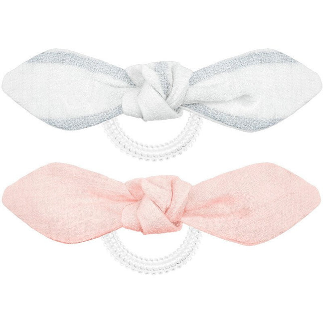 Lot de 2 élastiques invisibles nœuds - Nordic Breeze - Bowtique