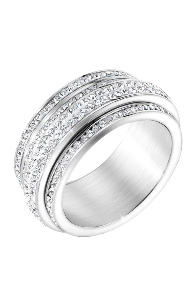 Bague - Cristaux - Argenté