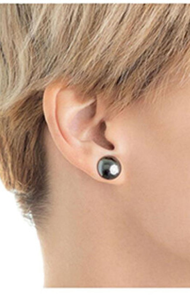 Boucles d'oreilles magnétiques amincissantes - Argenté