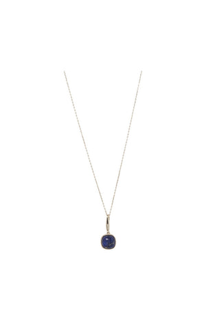 Collier Phybie - Laiton doré & lapis lazuli