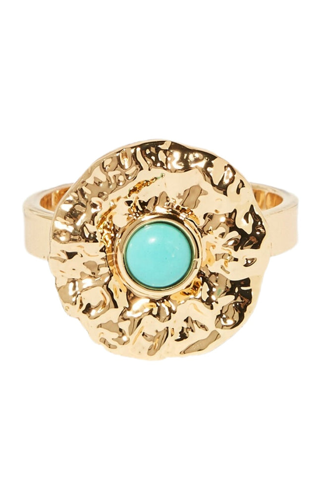 Bague ajustable Bali - Laiton doré