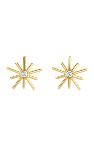 Boucles d'oreilles Joy - Laiton doré à l'or fin 18k