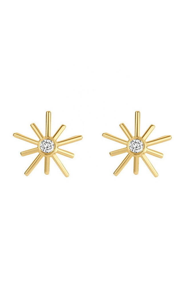 Boucles d'oreilles Joy - Laiton doré à l'or fin 18k
