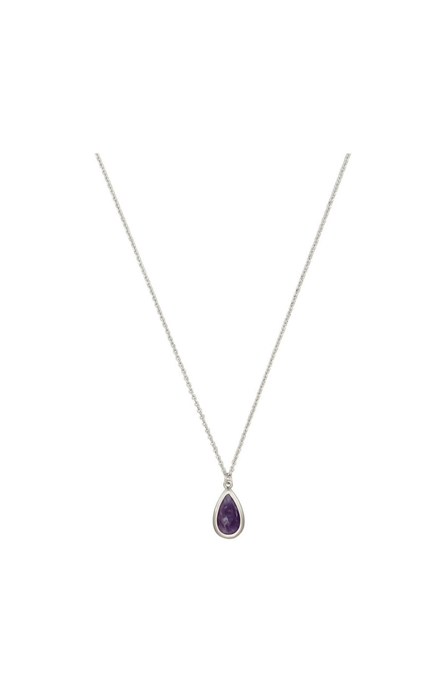 Collier Lora - Laiton & améthyste
