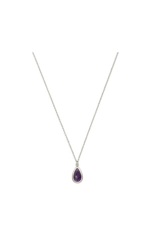 Collier Lora - Laiton & améthyste
