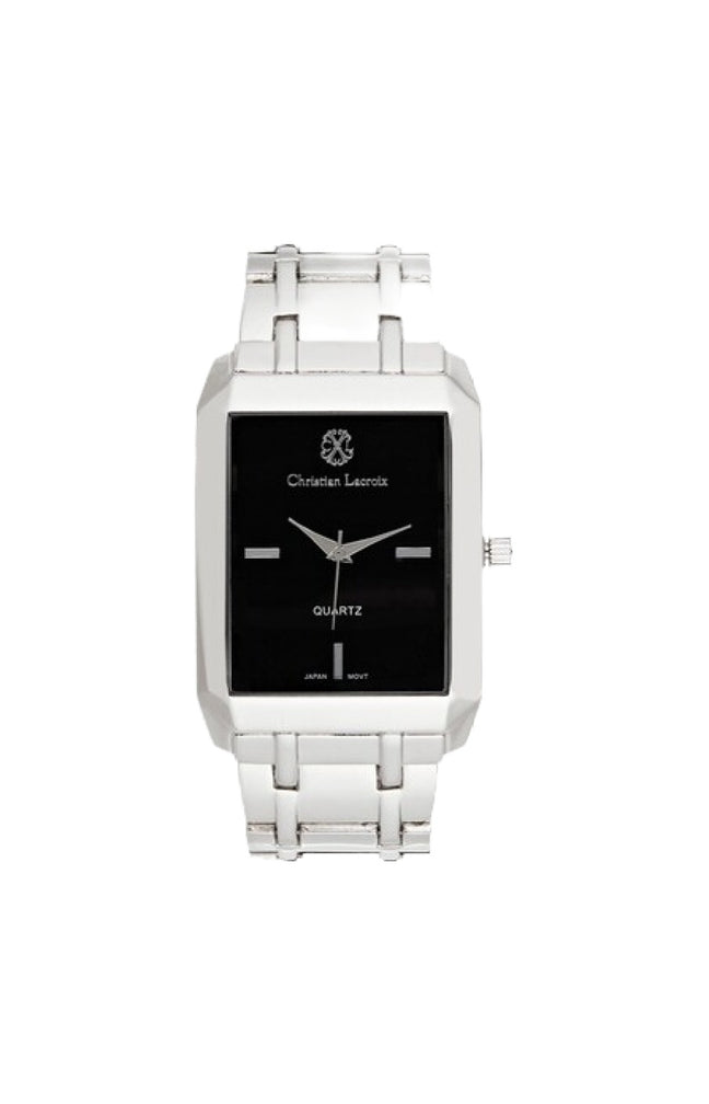 Montre - Acier inoxydable argenté - Homme