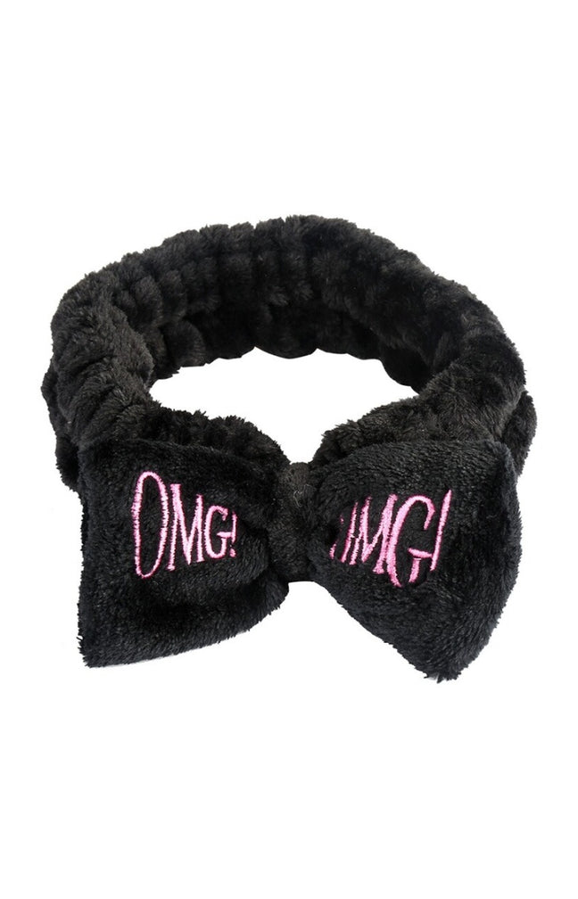 Bandeau de soins visage - Noeud - Noir