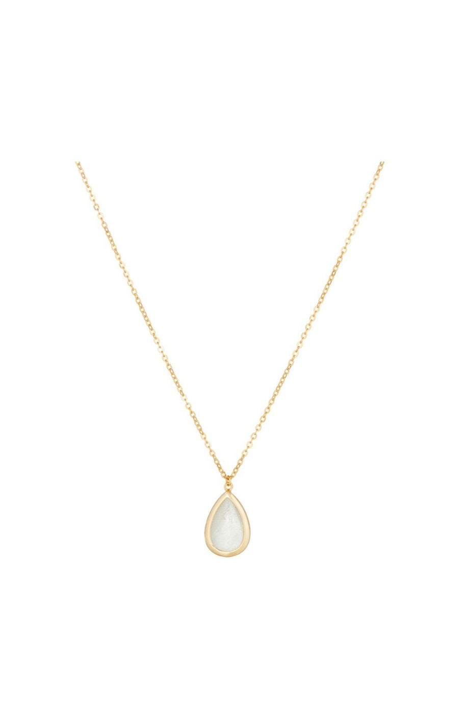 Collier Lila - Laiton doré & crystal