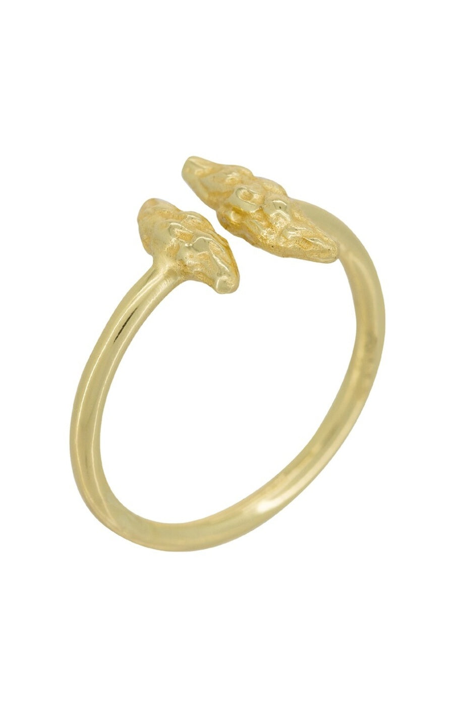 Bague ajustable Rima - Laiton doré