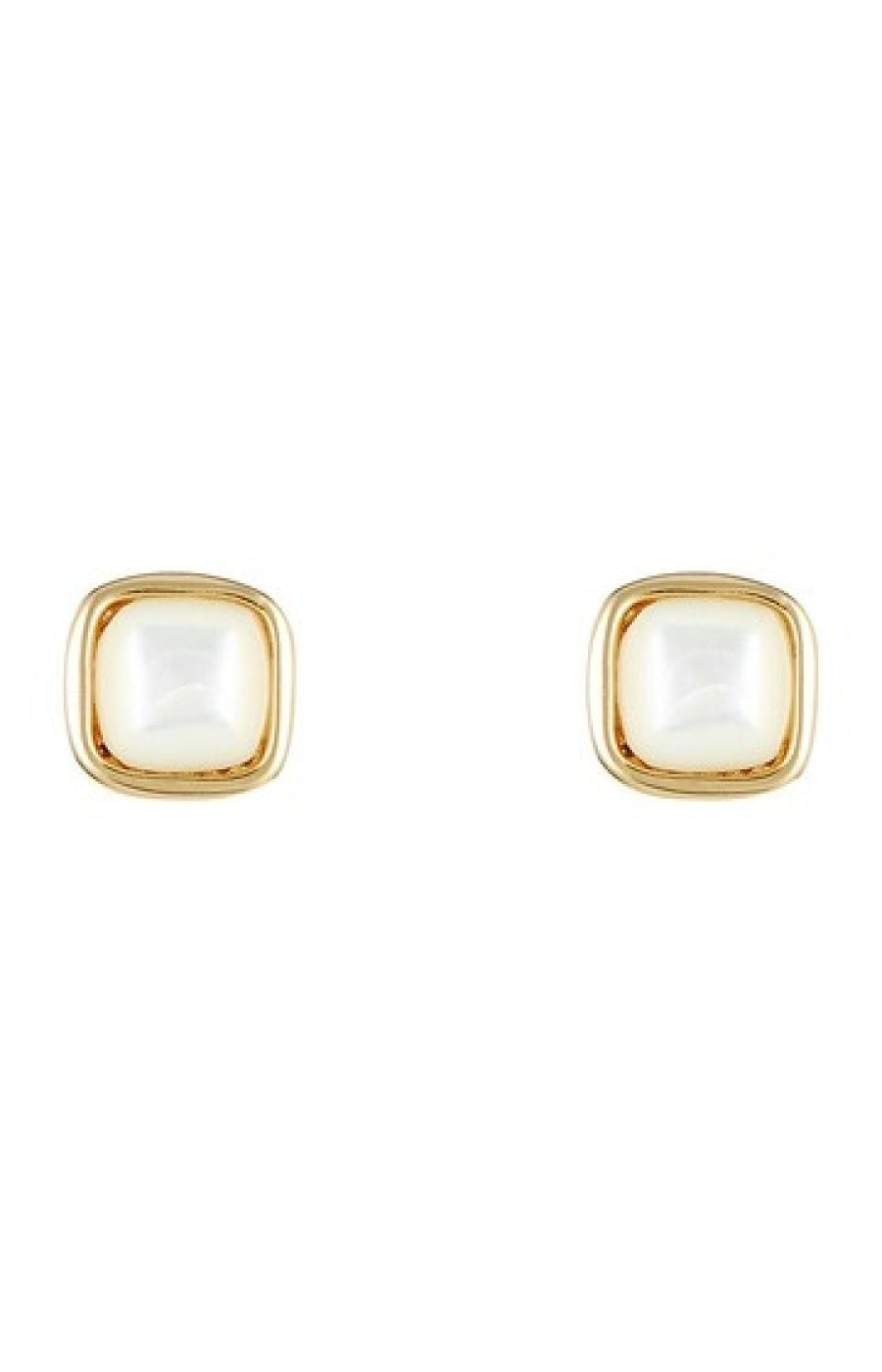 Boucles d'oreilles Lina - Nacre - Doré