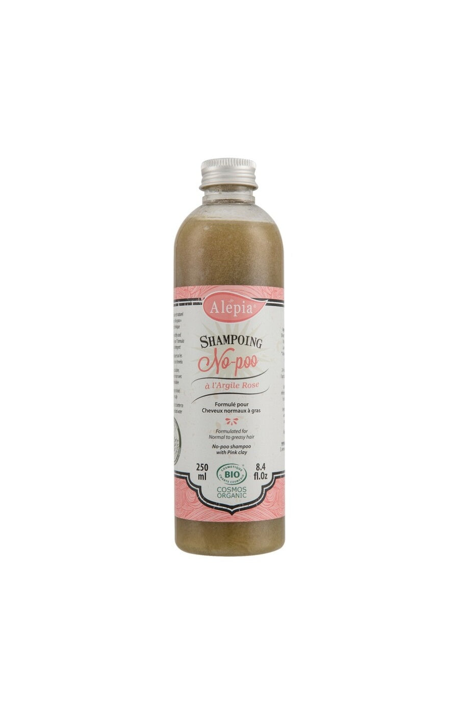 Shampoing d’Alep bio no-poo - Argile rose - 250 ml