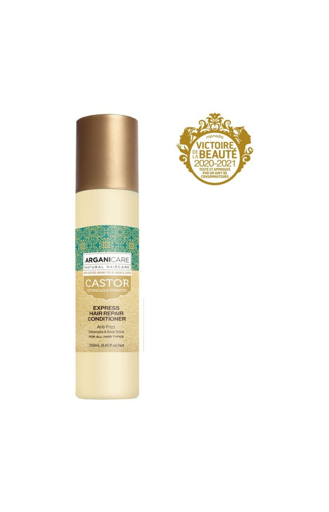 Spray démêlant express sans rinçage - Huile de ricin bio - 250 ml