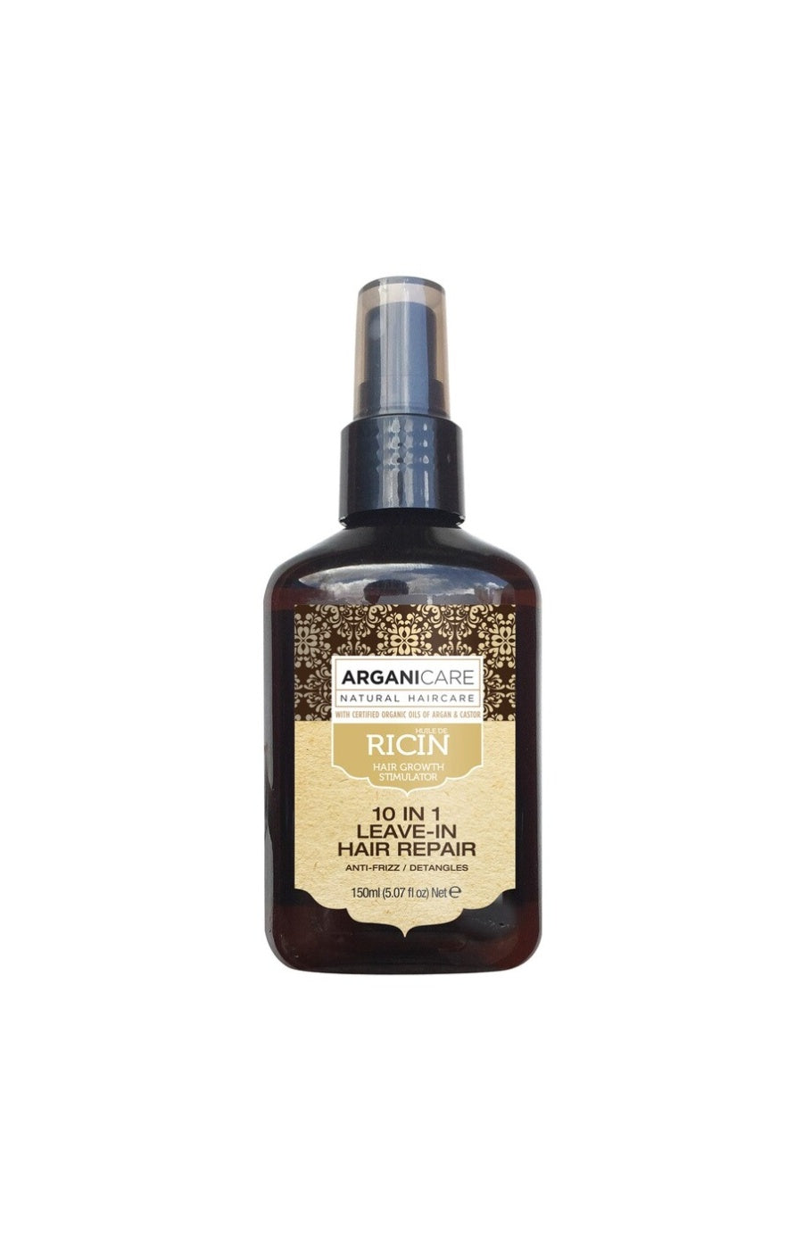 Spray réparateur &amp; démêlant anti-frisottis 10-en-1 - Ricin - 150 ml