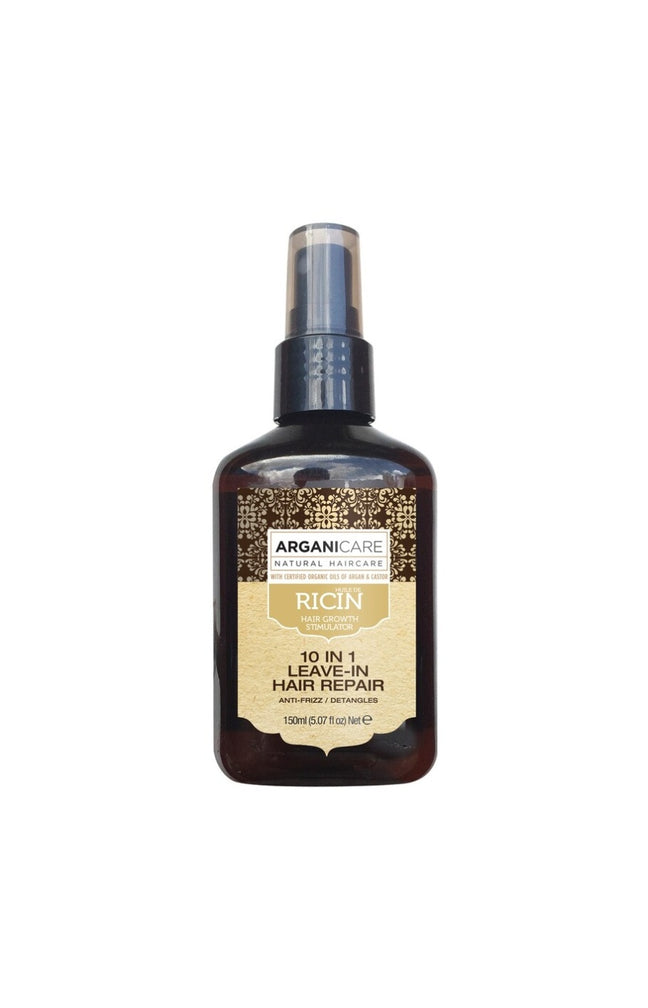 Spray réparateur &amp; démêlant anti-frisottis 10-en-1 - Ricin - 150 ml