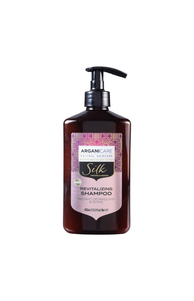 Shampoing revitalisant - Protéine de soie - Cheveux secs & ternes - 400 ml