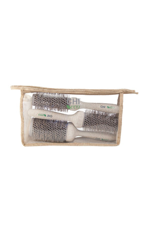 Kit de brosses brushing - Eco - Tous types de cheveux - 3 brosses