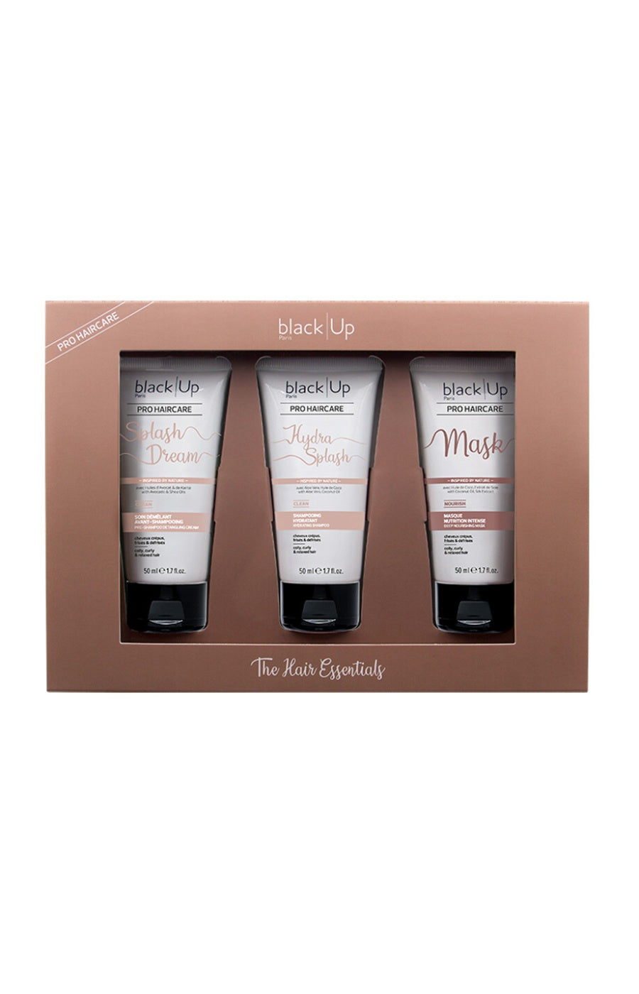 Coffret The Hair Essentials - Cheveux crépus, frisés et défrisés - 3 x 50 ml