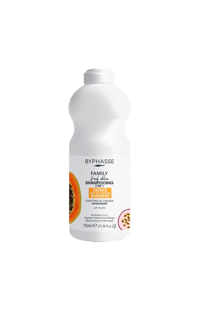 Shampoing hydratant - Papaye & mangue - Cheveux - 2 x 750 ml