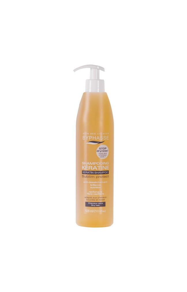 Shampoing - Kératine - Cheveux secs - 2 x 520 ml