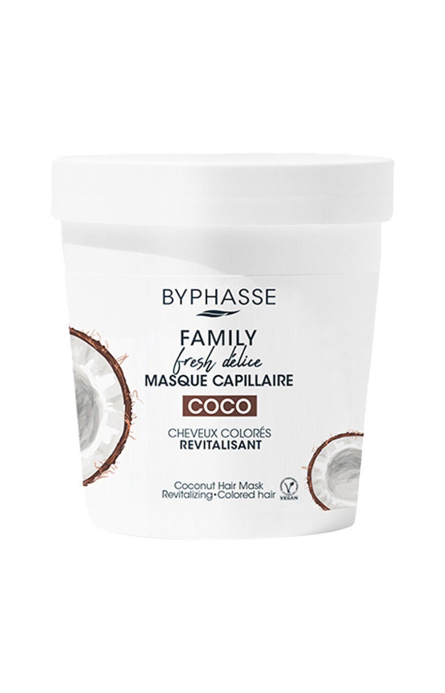 Masque revitalisant - Noix de coco - Cheveux colorés - 2 x 250 ml