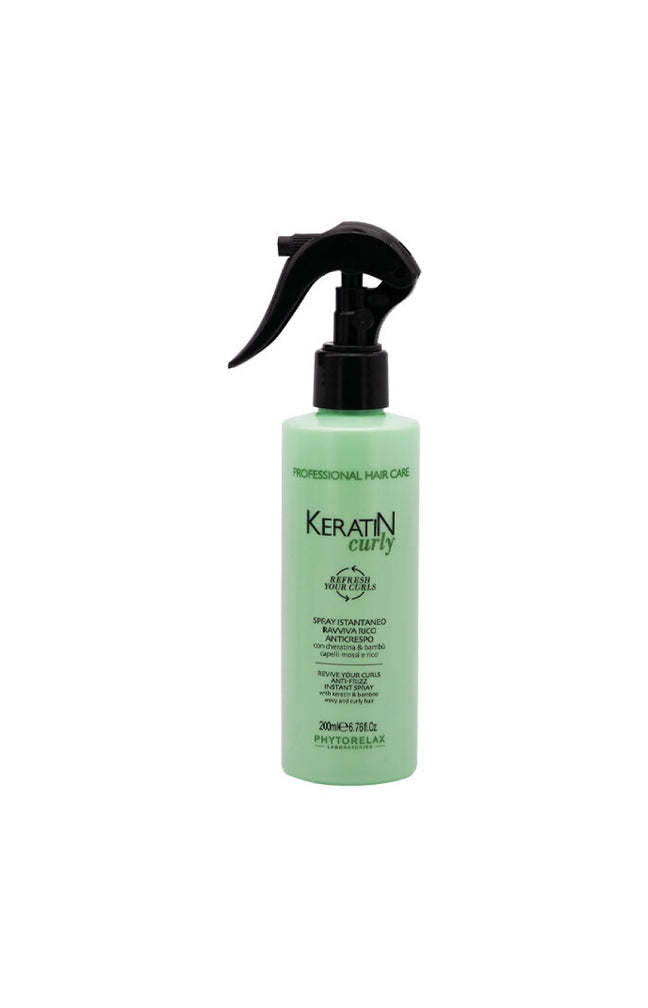 Spray anti-frisottis - Keratin Curly - Cheveux bouclés ou frisés - 200 ml