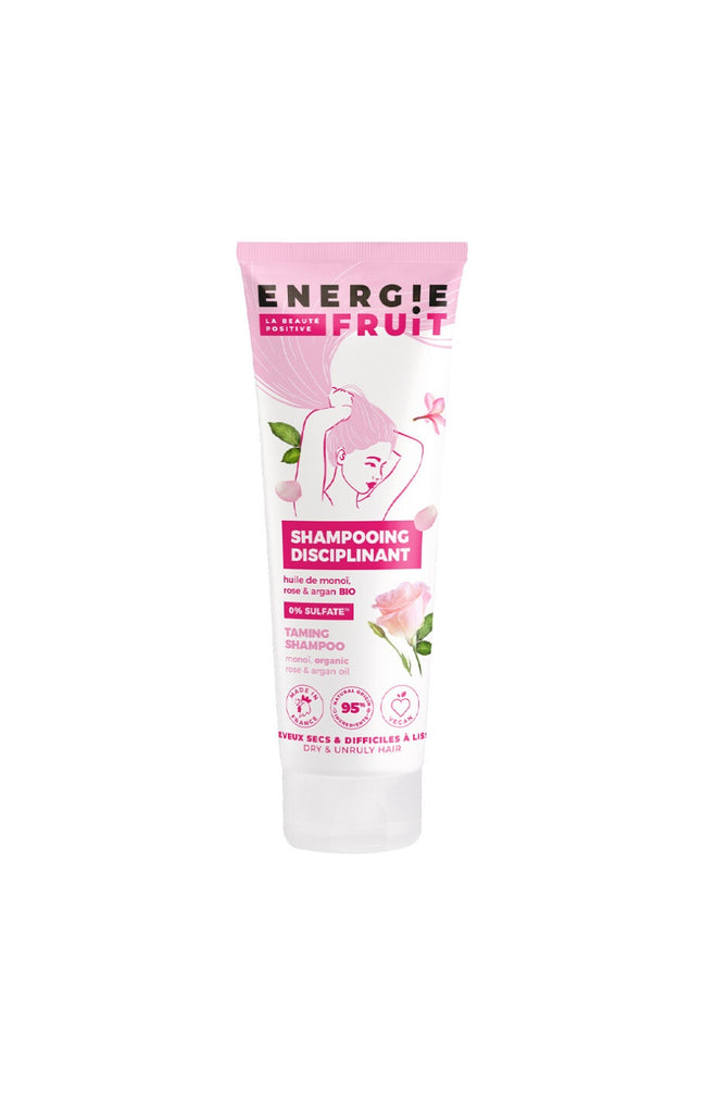 Shampoings lissants - Huile de monoï, rose & argan bio - Cheveux difficiles à lisser - 2 x 250 ml