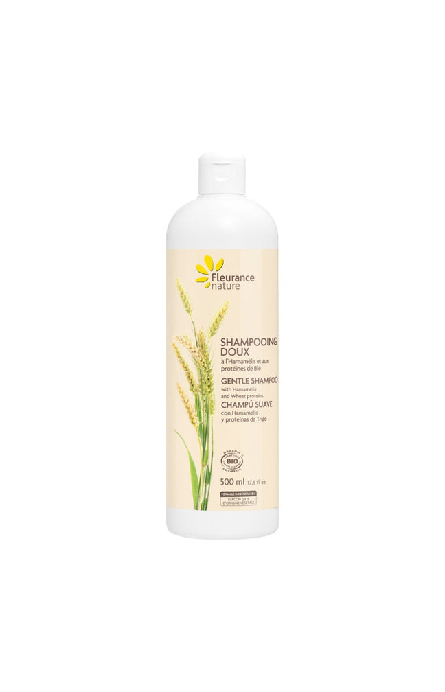 Shampoings doux bio - Fleur d'hamamélis & protéines de blé - Tous types de cheveux - 2 x 500 ml