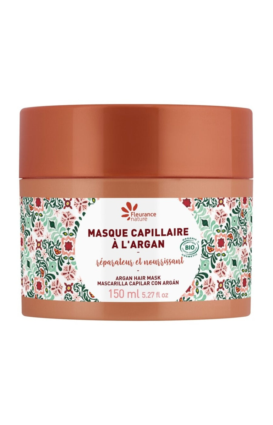 Masque réparateur & nourrissant bio - Huile d'argan - Tous types de cheveux - 150 ml