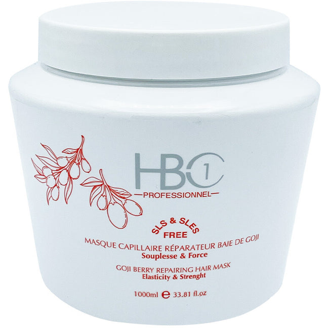 Masque réparateur - Baie de goji - Cheveux fragilisés - 1 L