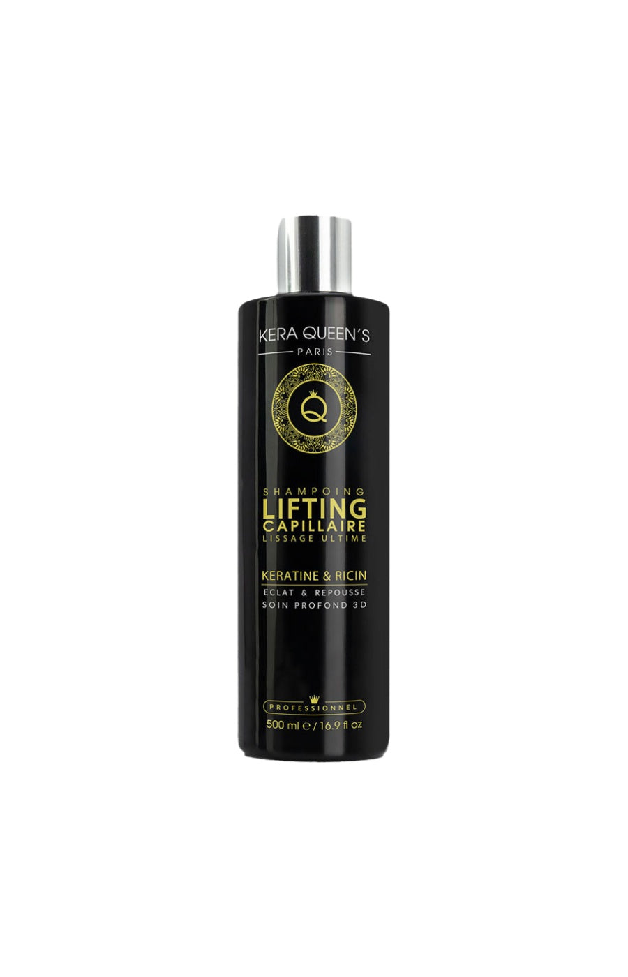 Shampoing lifting capillaire éclat & repousse - Kératine & ricin - 500 ml