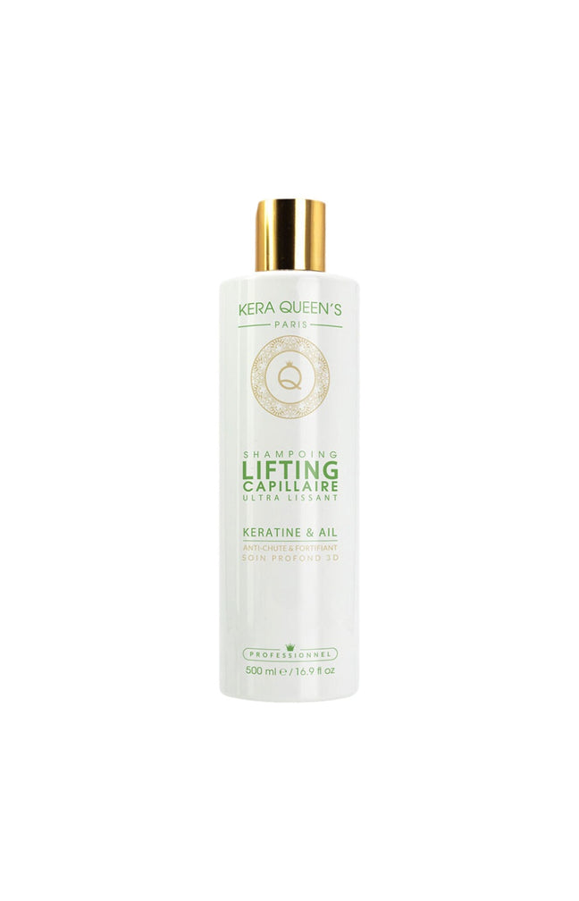 Shampoing lifting capillaire anti-chute & fortifiant - Kératine & ail - Cheveux ternes & fatigués - 500 ml