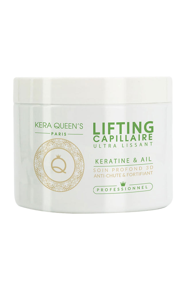 Masque lifting capillaire anti-chute & fortifiant - Kératine & ail - Cheveux ternes & fatigués